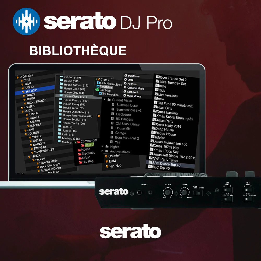 Formation Serato DJ Pro — la bibliothèque musicale
