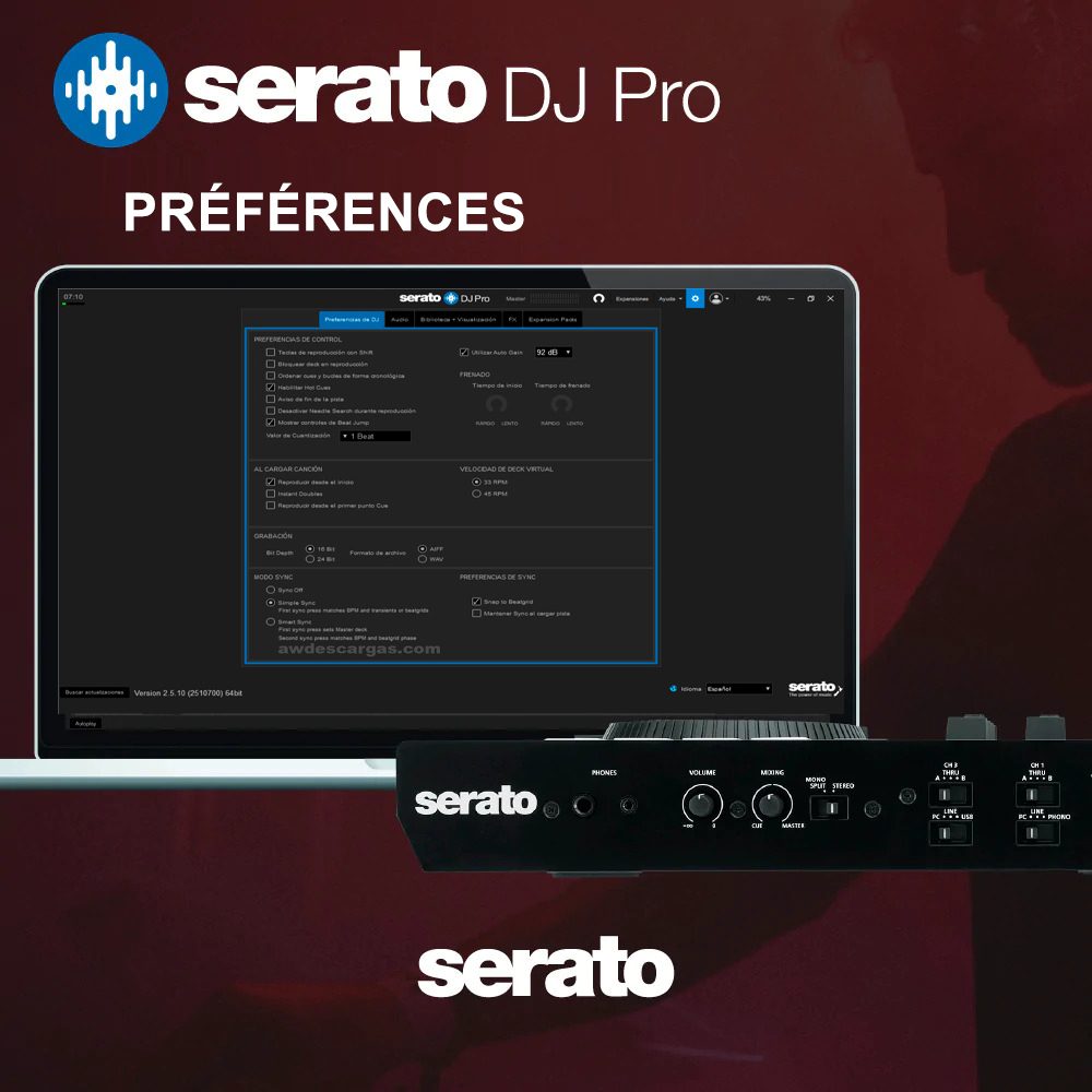 Formation Serato DJ Pro — configuration des préférences