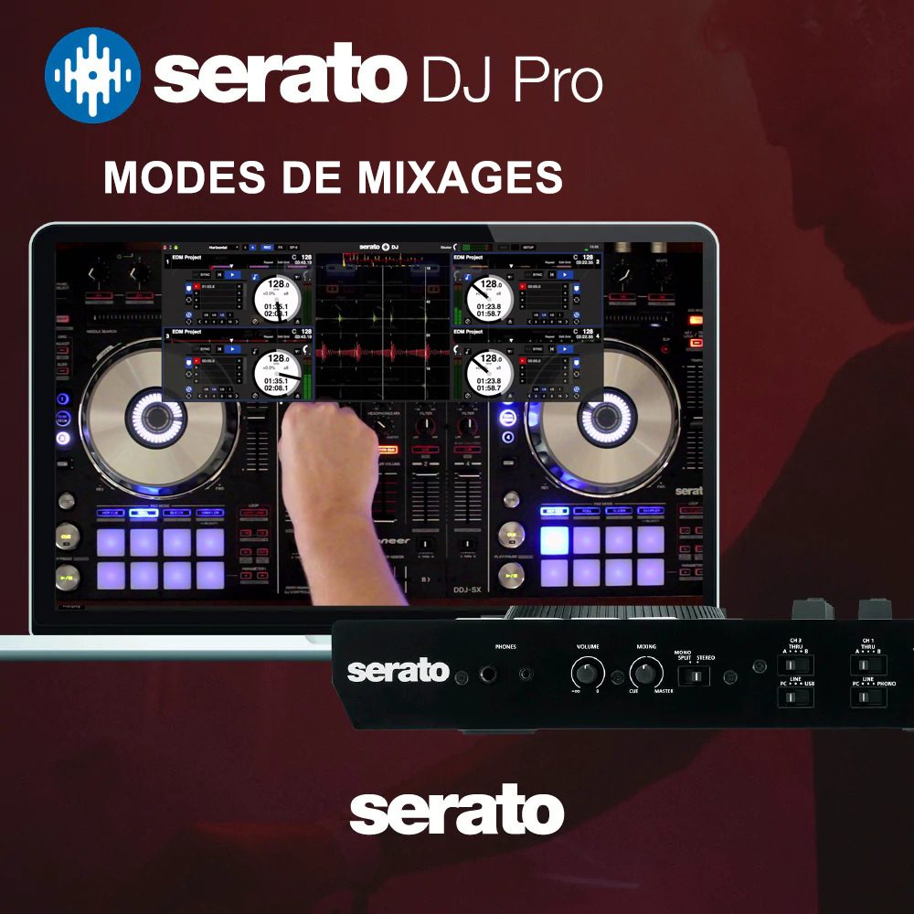 Formation Serato DJ Pro — utilisation et modes de mixage